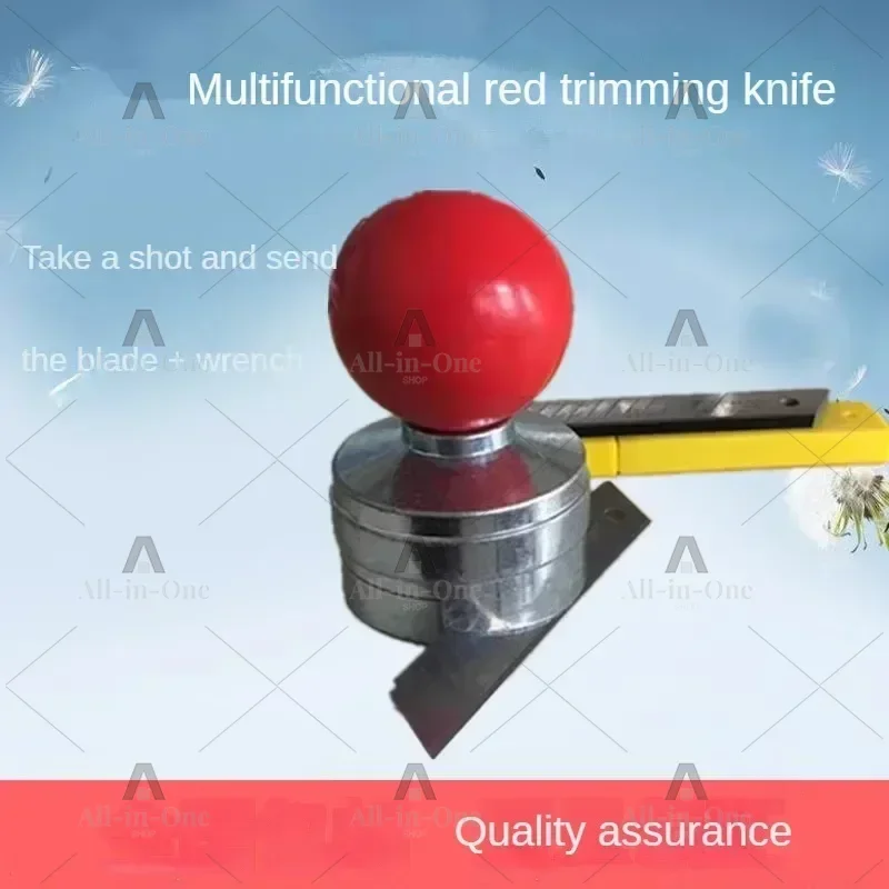 Multifunctional Manual Film Trimming Knife | Spherical Scraper for PVC Vacuum - Formed Cabinet Door Panels