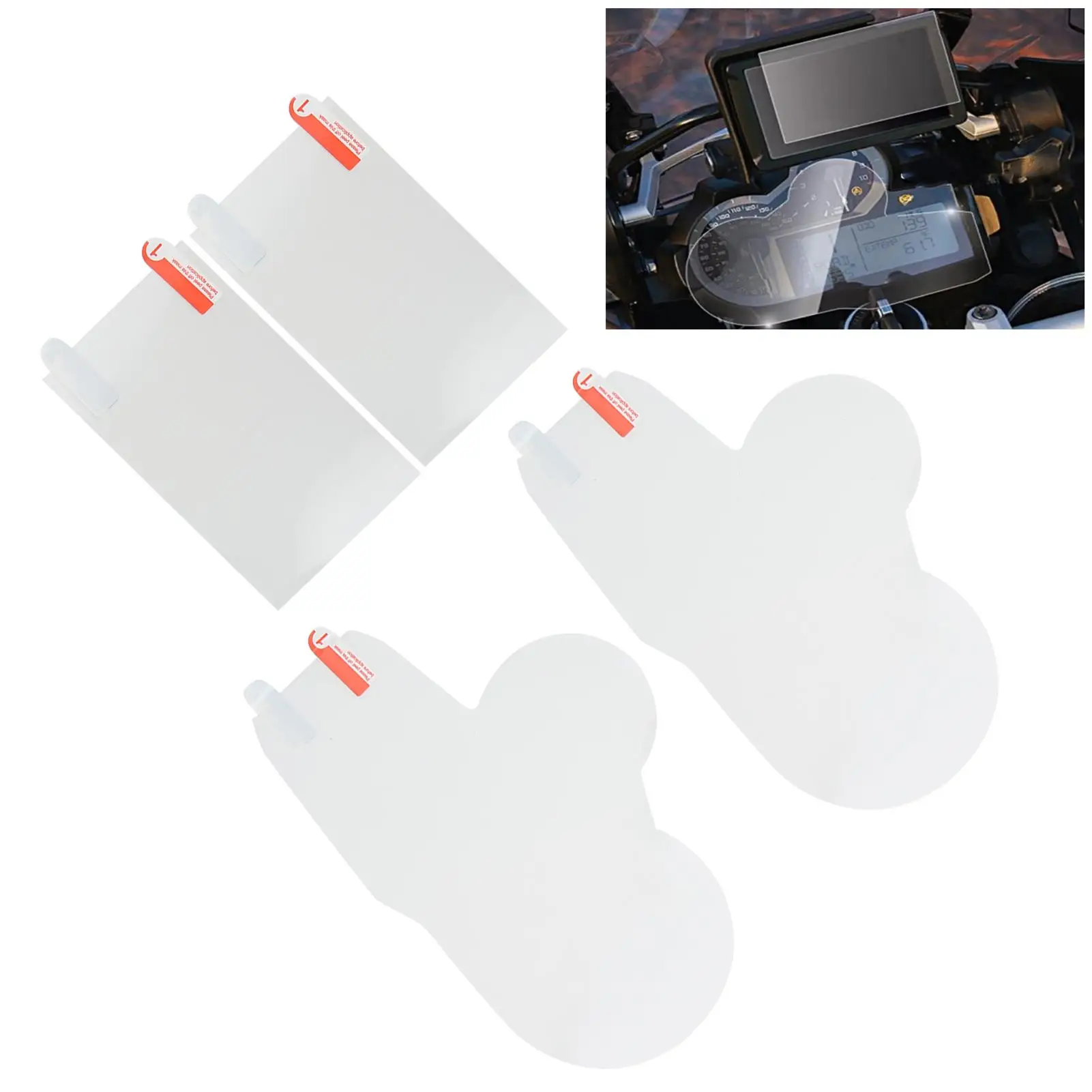 Protector de pantalla para salpicadero de motocicleta, película anticorrosión para protección de instrumentos y accesorios