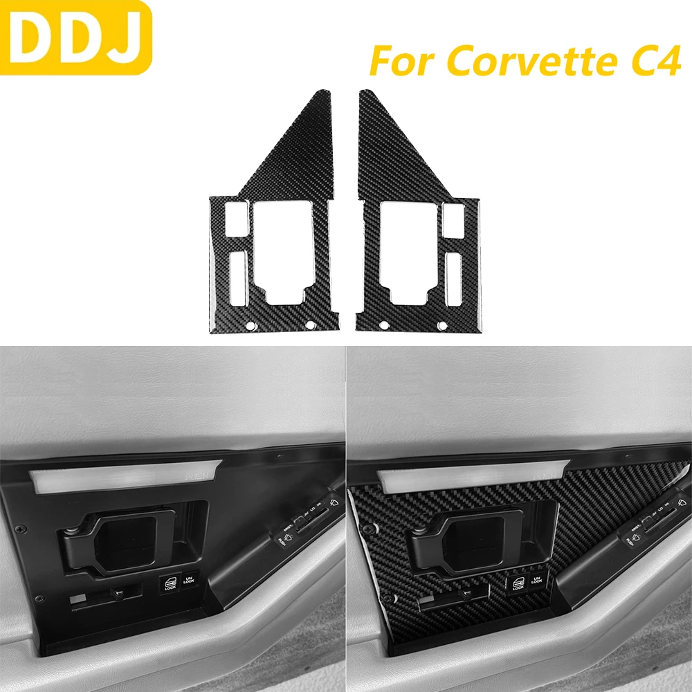 

Для Chevrolet Corvette C4 1983-1989 углеродное волокно дверной замок ручка переключателя панель отделка автомобильные аксессуары декоративная наклейка