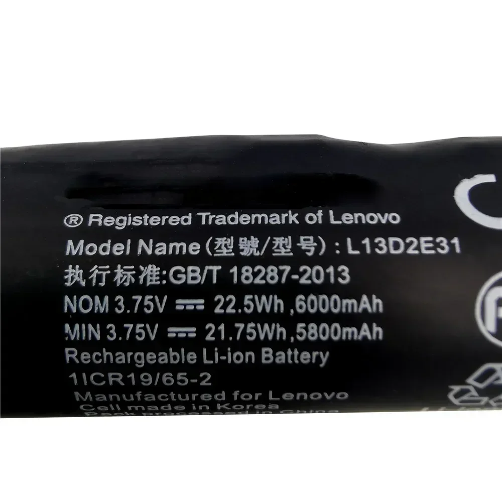 New Original L13D2E31 Tablet Battery L13C2E31 For Lenovo Yoga Tablet 8 / Tab 8 B6000 B6000-H B6000-F 60044 60043 Bateria Battery