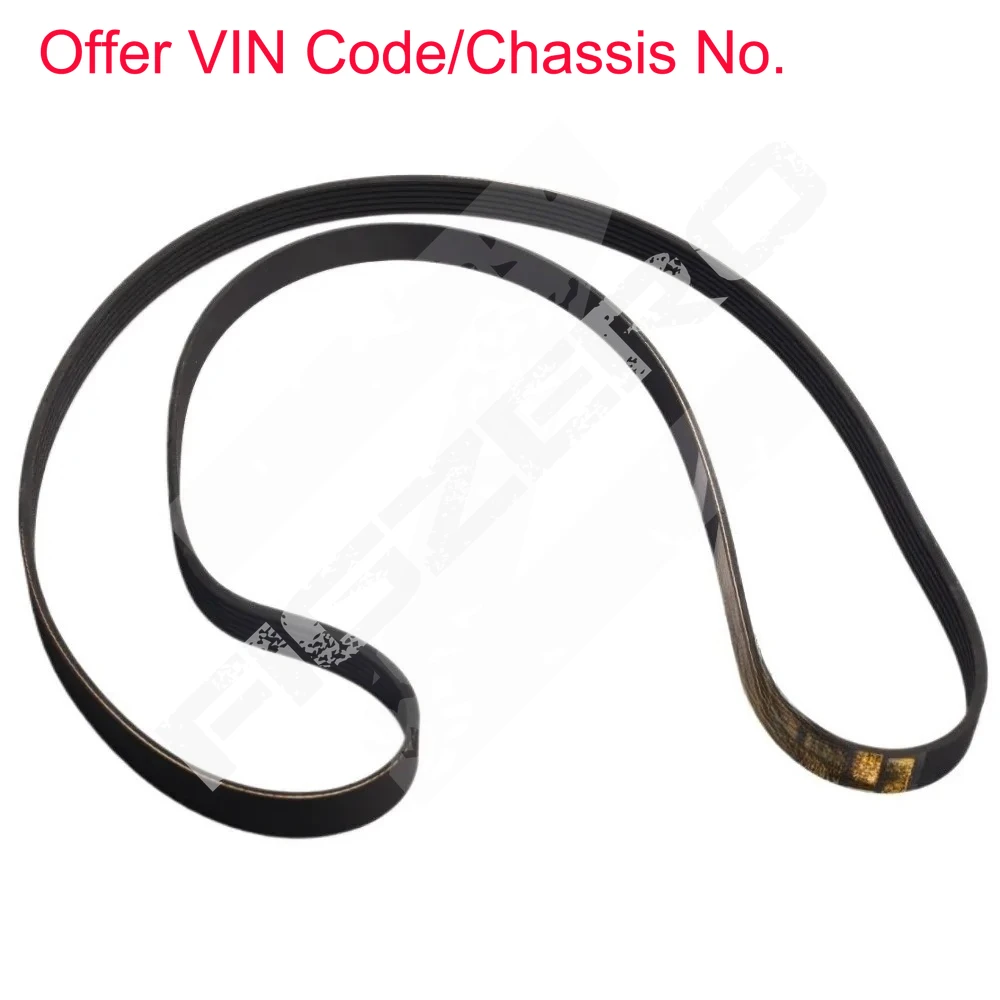 6719970192 6PK1980 Brand New Genuine Engine Serpentine V Belt for Ssangyong Actyon Rexton W Korando Rodius 1pc Black - view 2