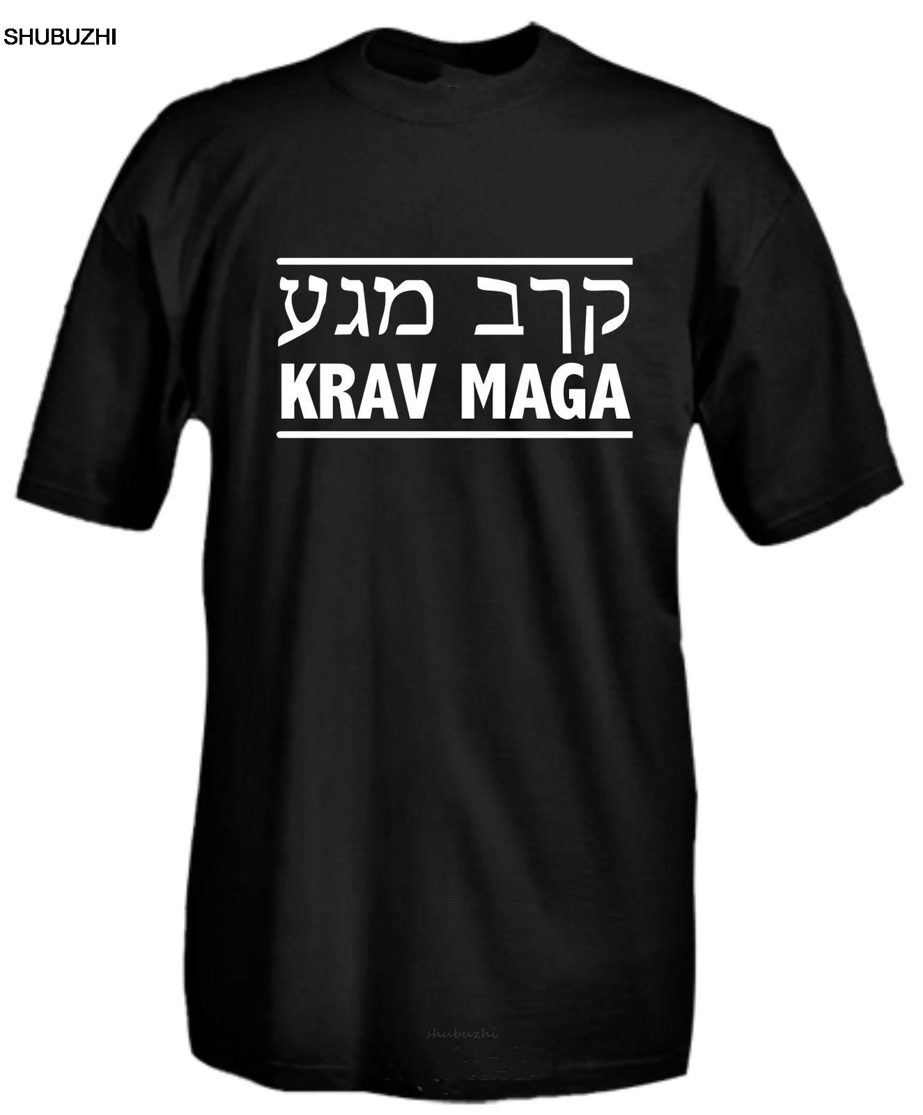 T-Shirt Krav Maga sistema combattimento Israe Funny men tshirts Casual  Custom tops tee Black New Arrivals