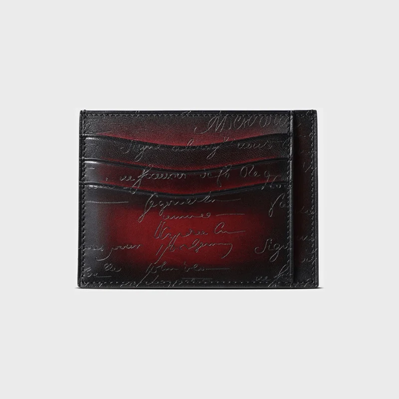 DIMY 2026 new genuine leather Japanese style card holder ID bag multifunctional men's card bag high-end gift giving