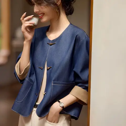 10 best sales Jacka i kinesisk stil - №8