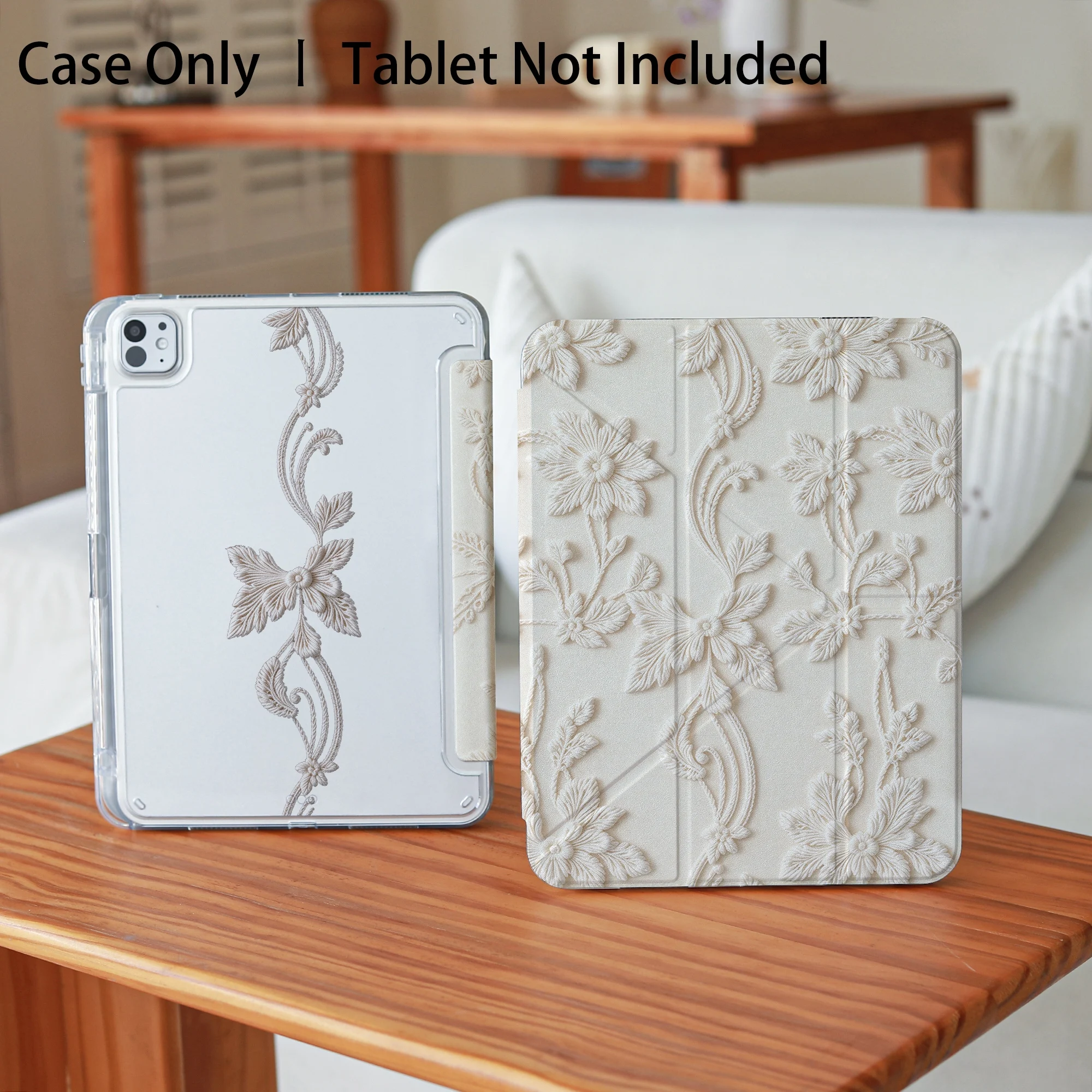 Slim Fit Premium TPU Tablet Cover, Shockproof Durable Lightweight Protective Case for iPad Samsung Huawei Honor Redmi Xiaomi