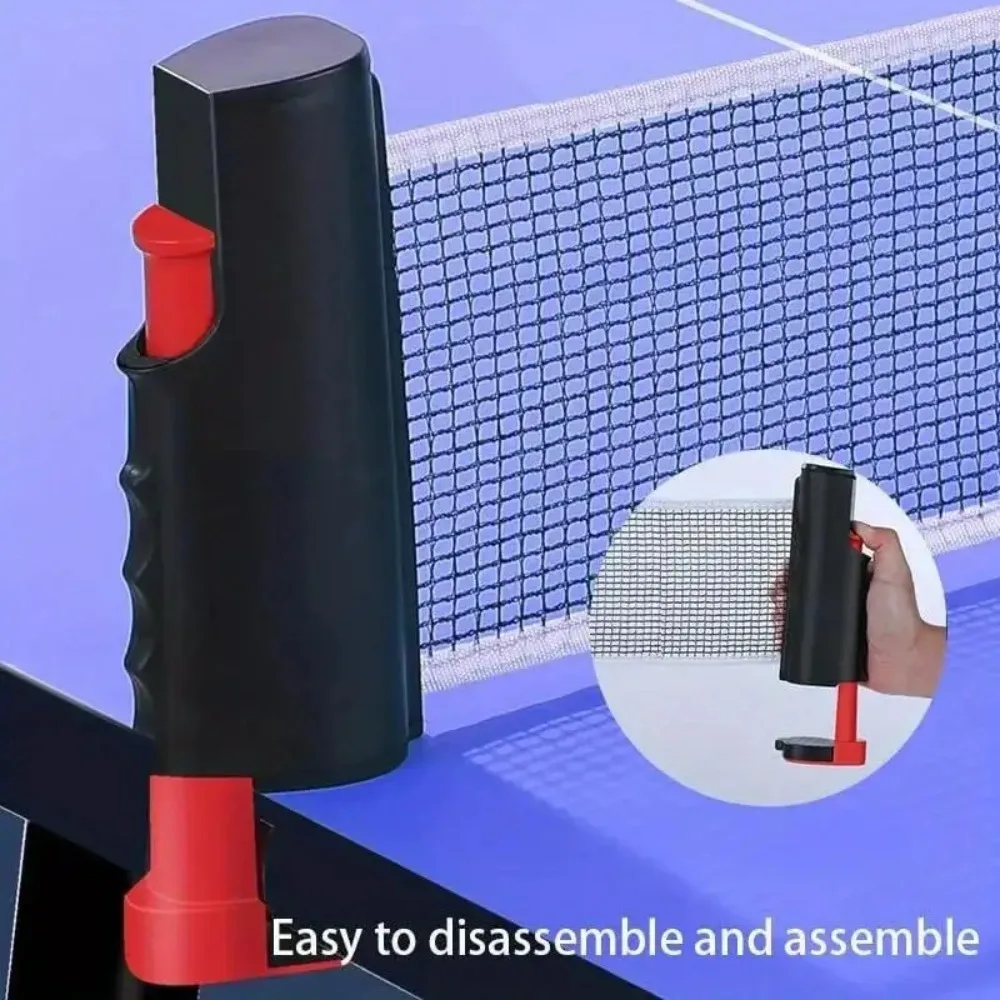 Universal Retractable Ping Pong Net Portable Table Tennis Net Rack for Indoor Outdoor Training Sports Equipment