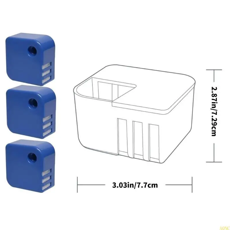 مرشحات إزالة المعادن A0NC 3PCS PDC51V1 خراطيش إزالة المعادن مرطب لـ V4600 V5100 VUL575 White Dust Assolctor