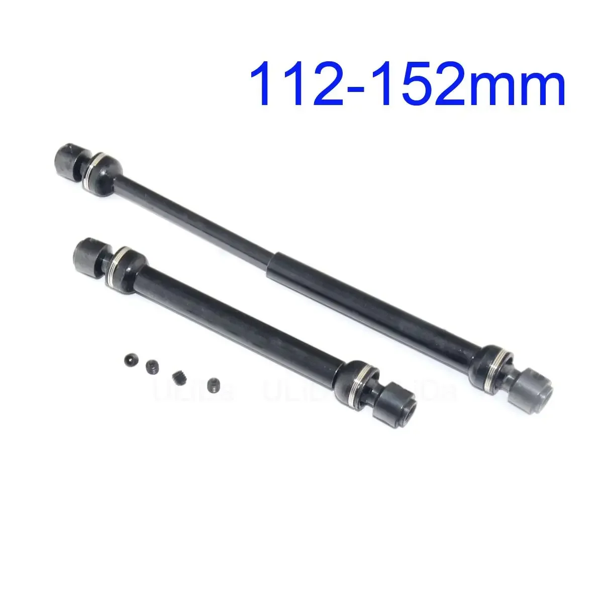 2개 112mm-152mm 88-113mm 헤비 듀티 스틸 CVD 드라이브 샤프트 (Axial Scx10 90046 Rc4wd D90 Wraith Rc 크롤러 자동차 업그레이드 부품용)