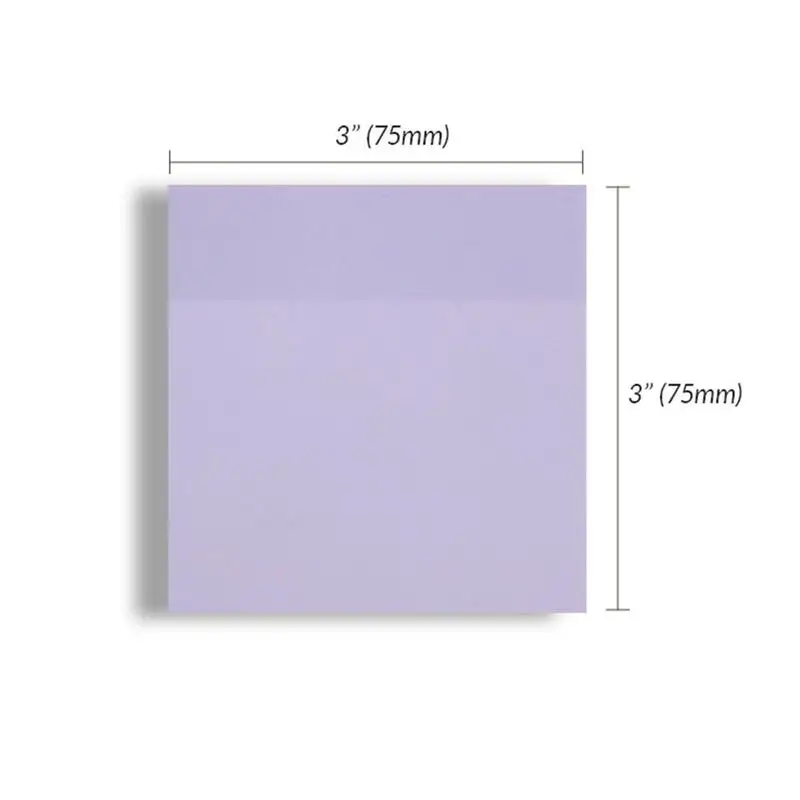 Clear Sticky Notes 400 Sheets Transparent Sticky Note Pads Reusable Translucent Memo Pad 3 X 3 Inch -50 Sheets Per Pad 6