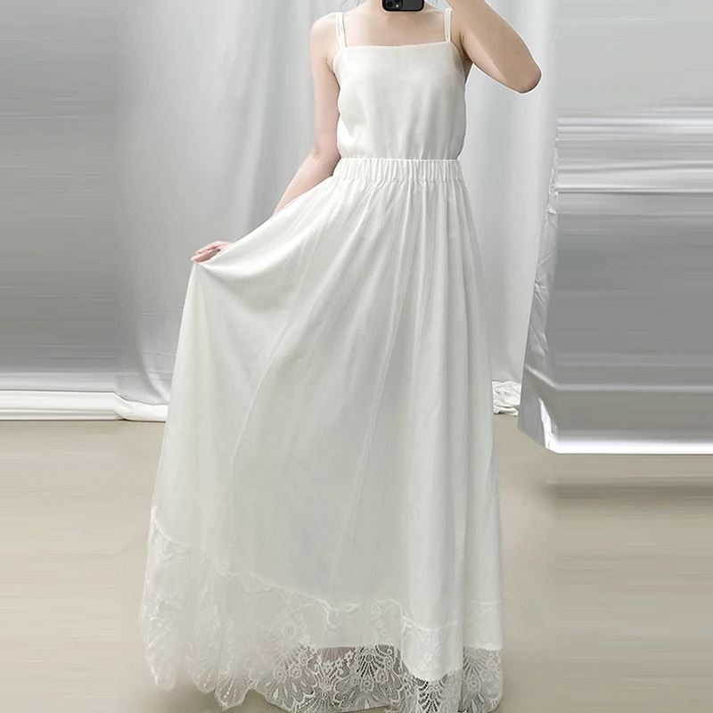 Women Traditional Hanfu Lining Underlay Underskirt Inner Wear Petticoats Ming Dynasty Robe Lining Ancient Hanfu Dress Cosplay
