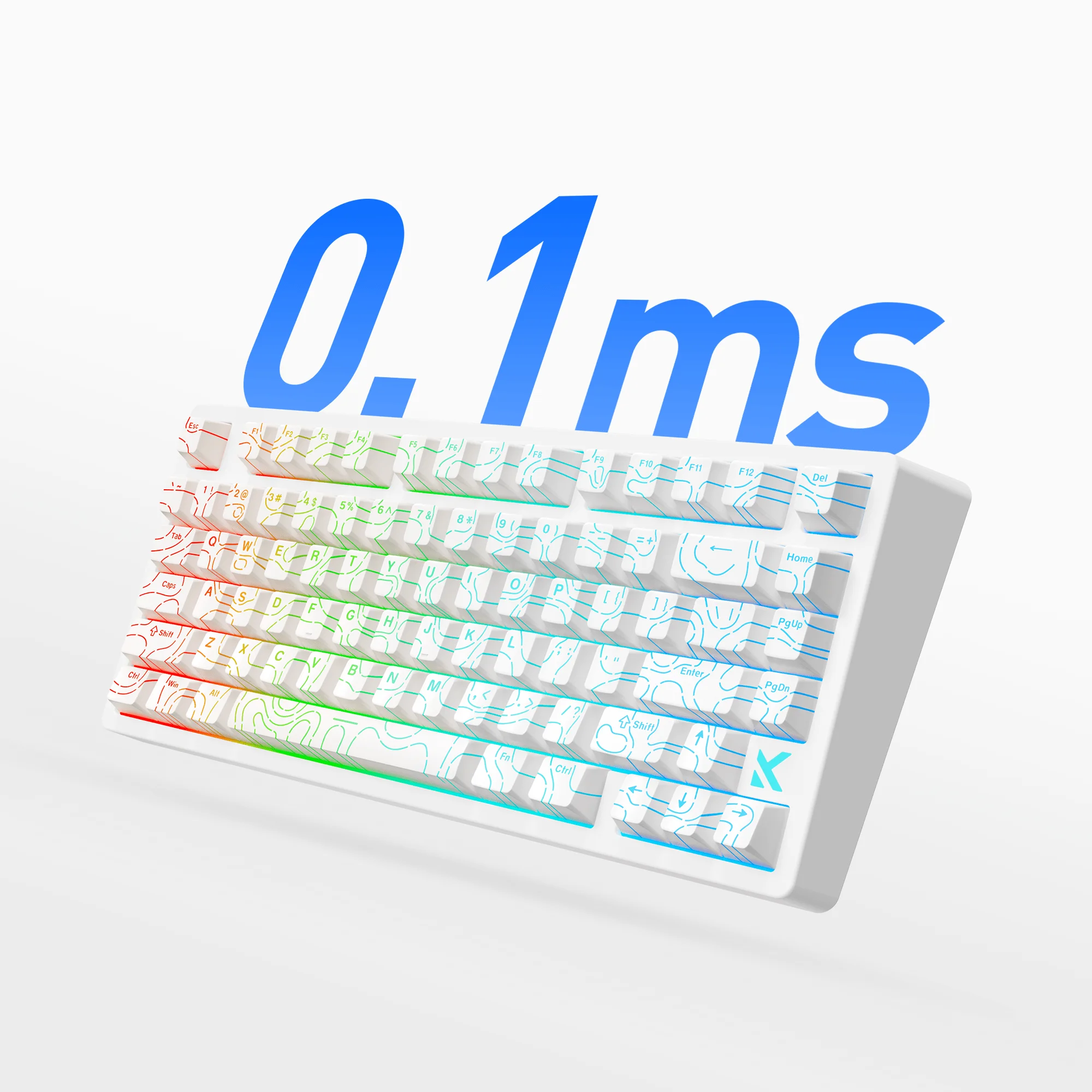MCHOSE Jet 75 Snap Tap 0.1ms Latency 8kHz Polling Rate Magnetic Switch Gaming Keyboard Hall Effect Hot-Swappable Customized RGB