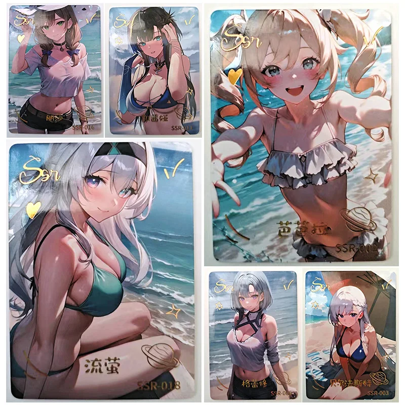 

Аниме «История богини» SSR серии карты Барбара Райден Шогун Яэ Мико коллекционные карты подарки на Рождество и день рождения детские игрушки