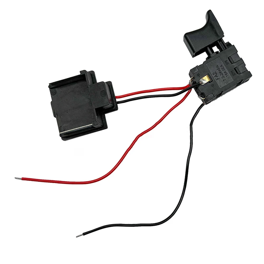 16A 5E4 Electric Drill Dustproof Speed- Control Push Button Trigger For Lithium Battery Switch Cordless Drill Switch DC 7.2V-24V