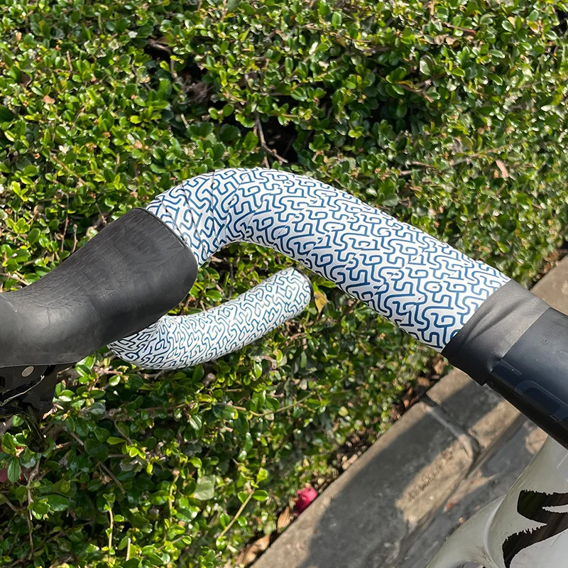2 Stück Fahrrad-Lenkerband Rennrad Anti-Rutsch Stoßdämpfung EVA/PU Lenkerband mit Endkappen Fahrrad-Lenkerband – Detail 14