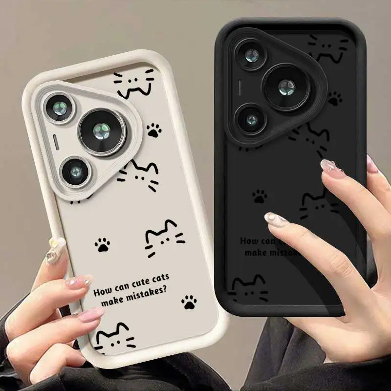 Los gatos siempre tienen razón para la funda Huawei Pura 70 fabricada en entretenimiento flexible que proporcionan experiencia refinada en P 60 40 30 70