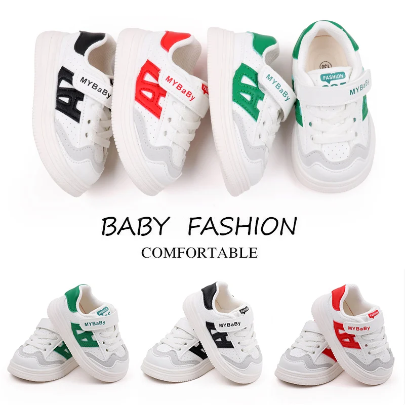

Baby Sneaker Cassual Sport Shoes for Boys and Girls Spring and Autumn Style 2024 New Fashion High Quality Rubber Sole BM05