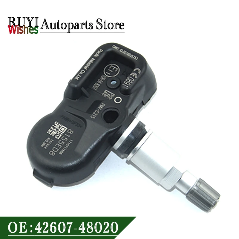 42607-48020 PMV-C215 TPMS Sensor tekanan ban baru untuk Toyota Lexus LC RX 4260748020 MHz 433MHz 1 buah