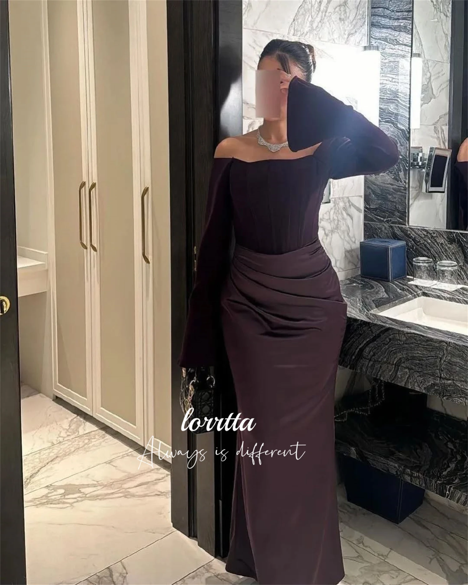 

Lorrtta Customized Party Dress for Wedding Guest Dress Woman Mermaid Ball Gowns sharon happy evening dresses prom فساتين سهرة