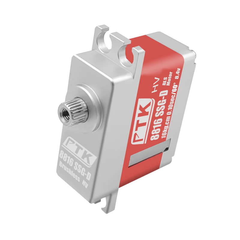PTK 8816 SSG-D 16KG All metal digital programmable servo  HV servo Turbojet aircraft Fixed wing  servo RC KST589 Same level
