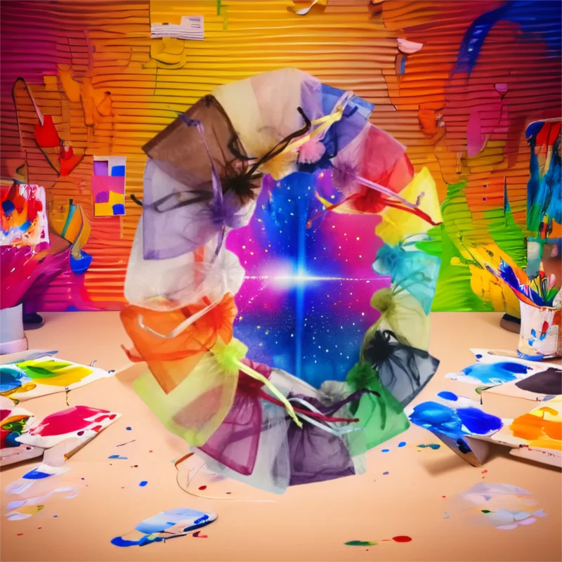 

500pcs Organza Bags with Drawstring for Jewelry Pouches Gift Packaging Wedding Party Favors Storage Display Birthday Supplies