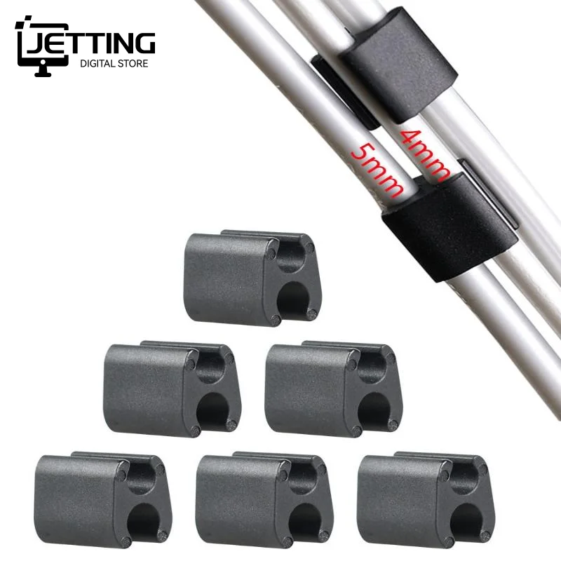 6Pcs Folding Bike Fixing And Organizing Device Nylon Opening U-shaped Shift Cable Management Clip Cycling Accessories