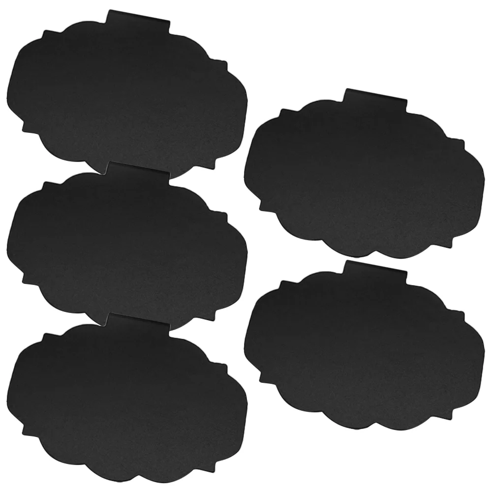 5 Pcs Junk Case Message Board Clip On Mini Blackboard Labels Metal Basket Plastic Chalkboard Markers