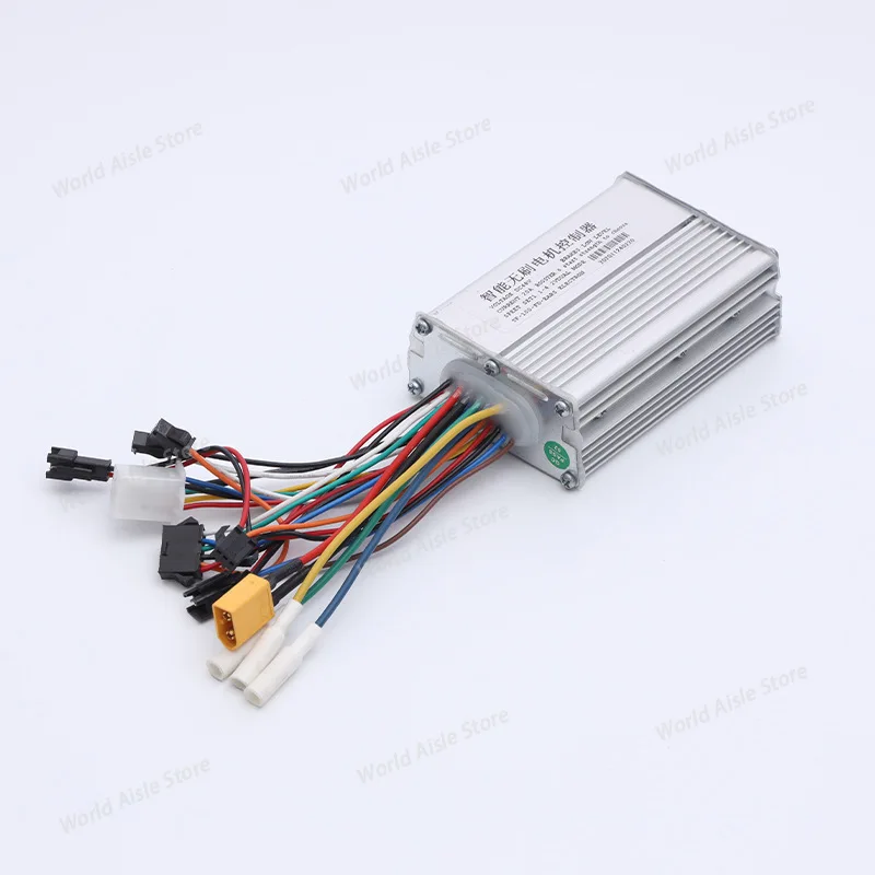 24V, 36V, 48V High-power Skateboard Electric Vehicle Tricycle Controller, DC Brushless Sine Wave Controller