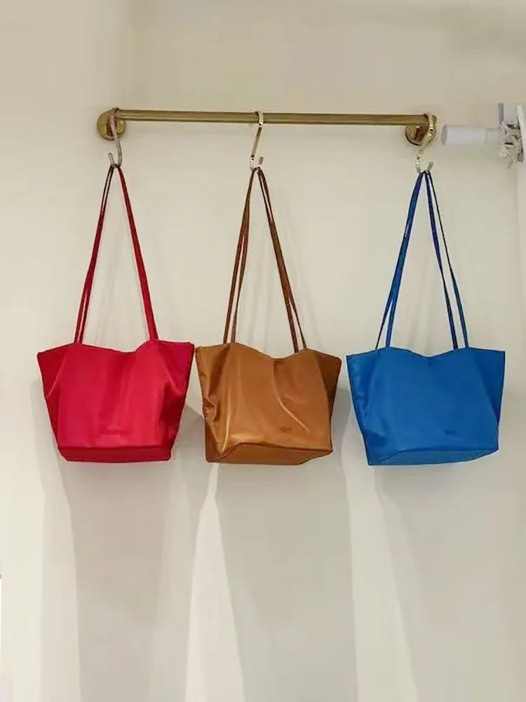 

Korean Elegant Oxford Cloth Tote Bag Casual Underarm Shoulder Bag Fashion Mother Daughter Bag Set
