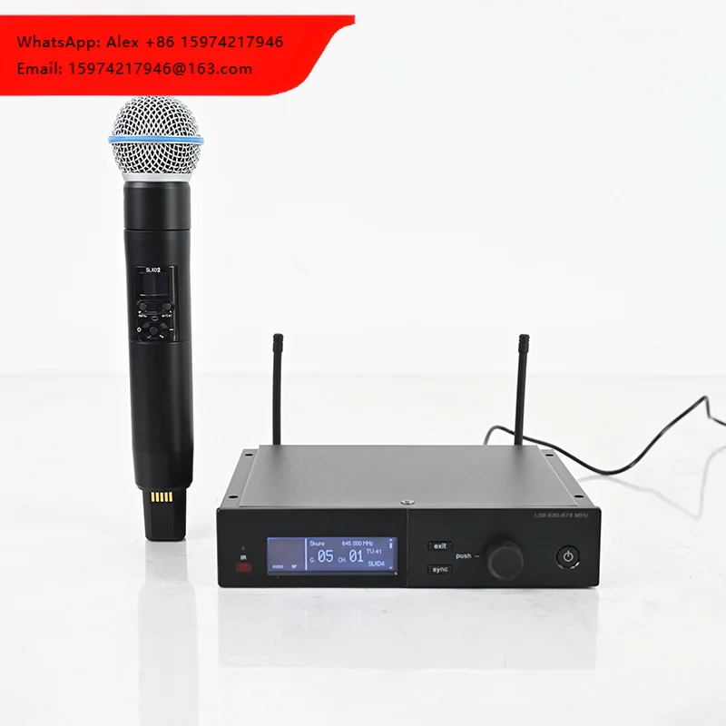 SL-D4 Karaoke Live Vocals Dynamic 100meters Clear And Present Sound Wireless Microphone