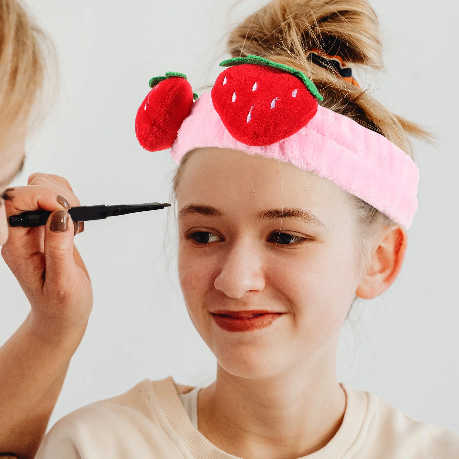 

Strawberry Headb Women Elastic Spa Hairb for Face Spa Headb s For Girls Washing Makeup Girls Headdress Hair Accessories