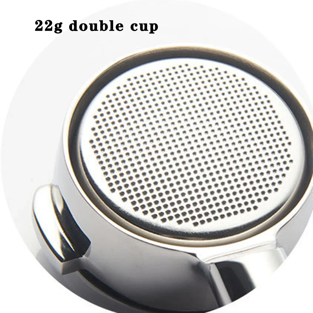 58mm Stainless Steel Coffee Filter Basket 22g Espresso Extract Single Layer Filter Single/Double Cup Filter Cup Barista Tools