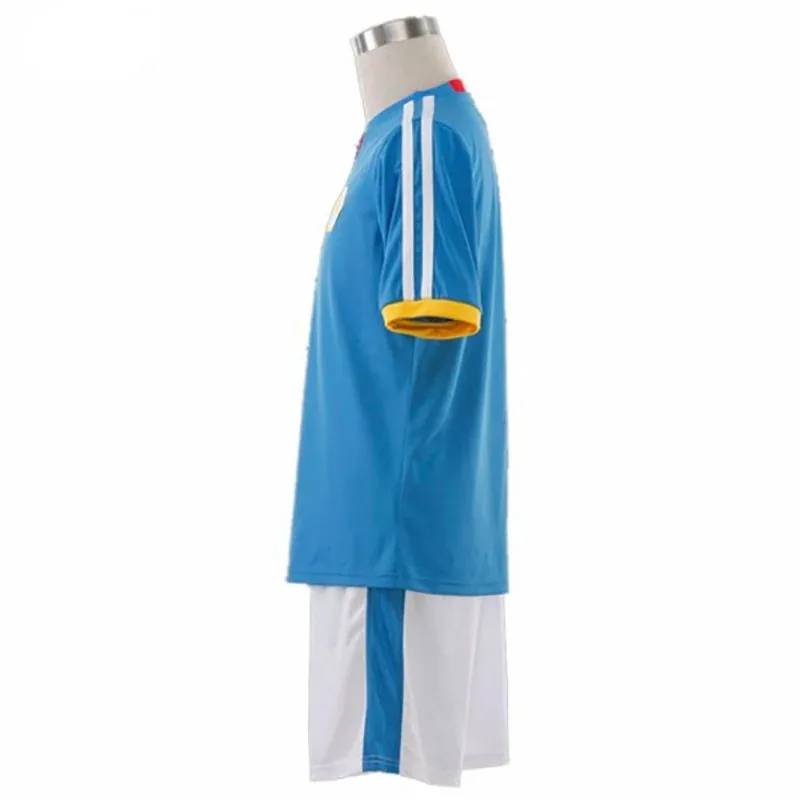 أزياء أنيمي إينازوما أحد عشر جونجي شويا لكرة القدم للهالوين أزياء تنكرية زرقاء سم؛ 5 #4