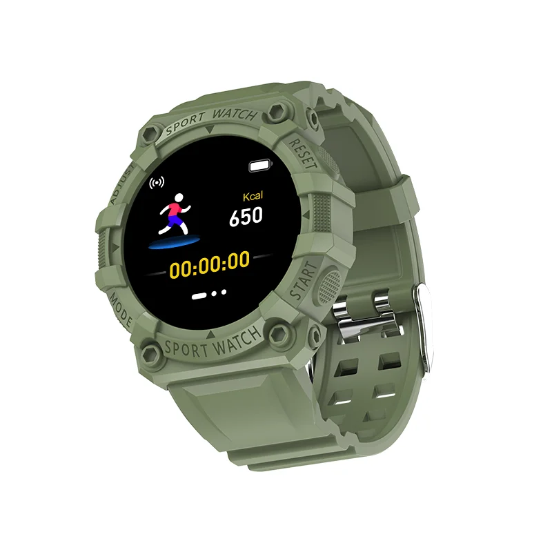 Touch Based Sports Smartwatch FD68 Waterproof Smartwatch With Blood Pressure Monitoring Information Reminder