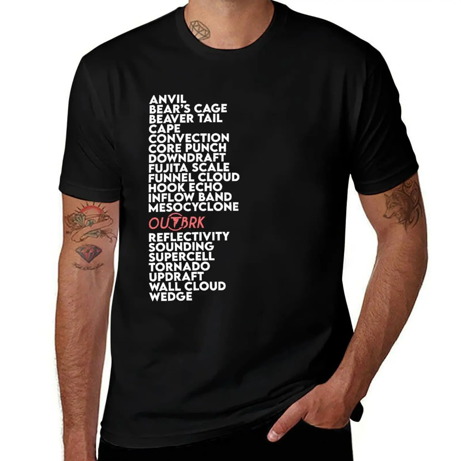 

Weather Terms T-Shirt anime t shirts for man graphic t shirts for man man t shirt heavy cotton T-shirt