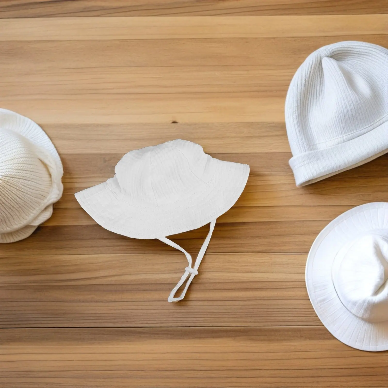 Sun Protection Hat Baby Breathable Cotton Adjustable Fisherman Halloween Christmas Baby Cotton Bucket Hat Baby Cotton Hat Soft