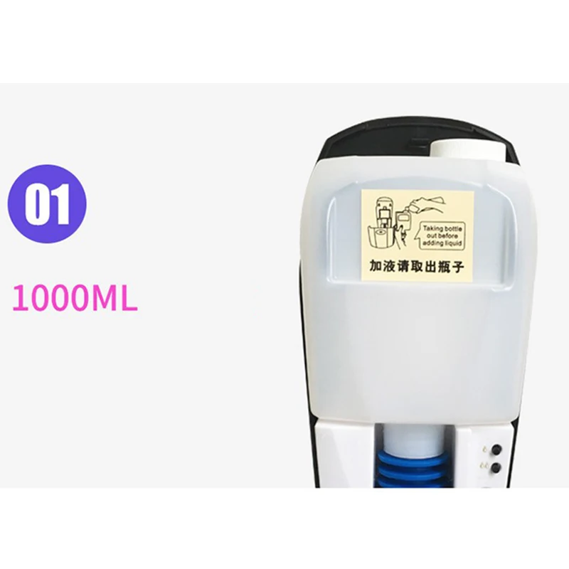 Automatic  Disinfector Sprayer Free Touching Soap Dispenser Ultraviolet Disinfection Wall Mount Auto Soap Dispenser EU Plug