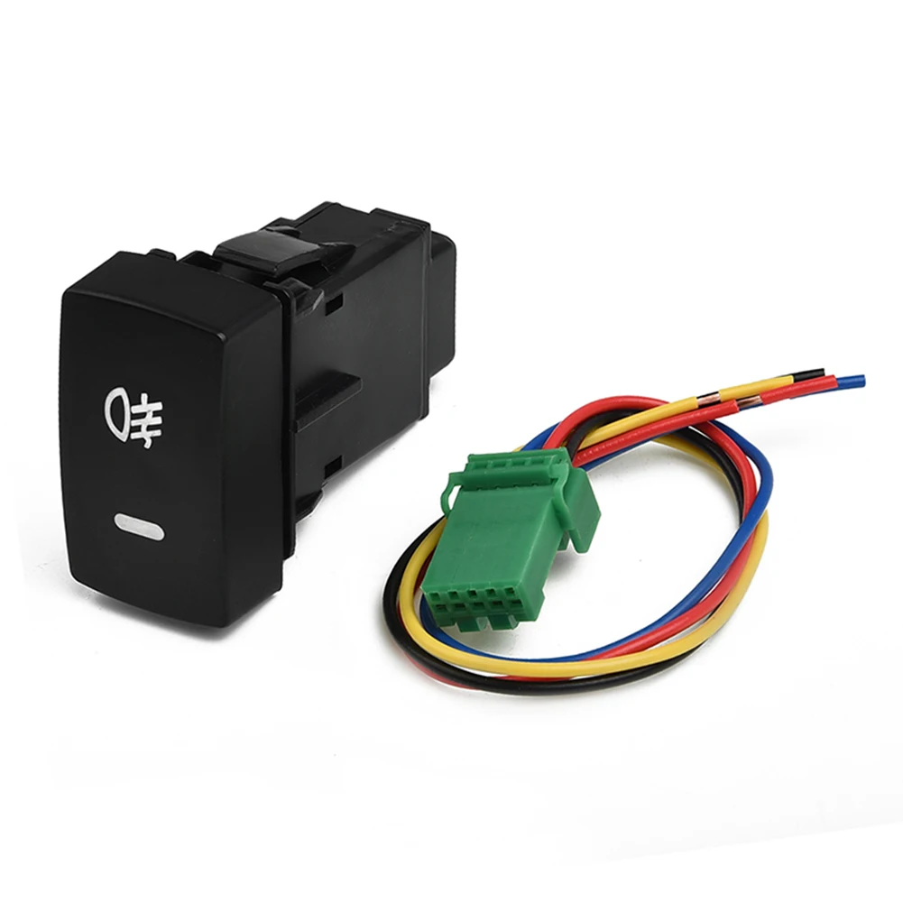 5-Pin مفاتيح مصباح الضباب مع كابل ضوء السيارة تشغيل/إيقاف LED زر الضغط 12 فولت السيارات أضواء الضباب التبديل أو هوندا أكورد سيفيك الملحقات
