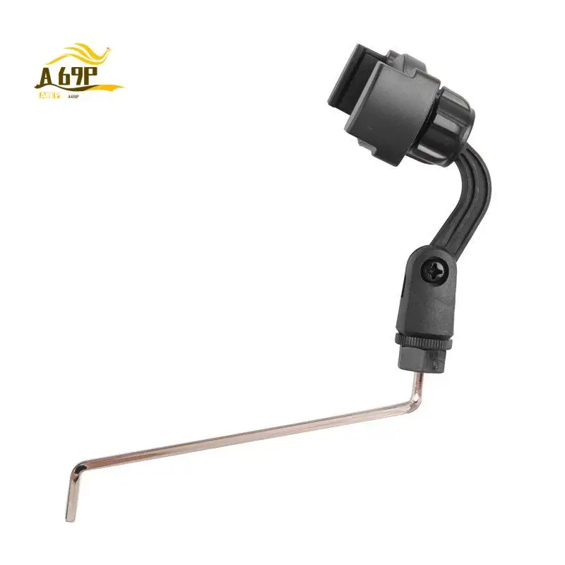 A69P-Portable Saxophone Phone Stand With Music Clip For Alto Sax Trumpet Mobile Phone Holder Clamp Guitar Parts