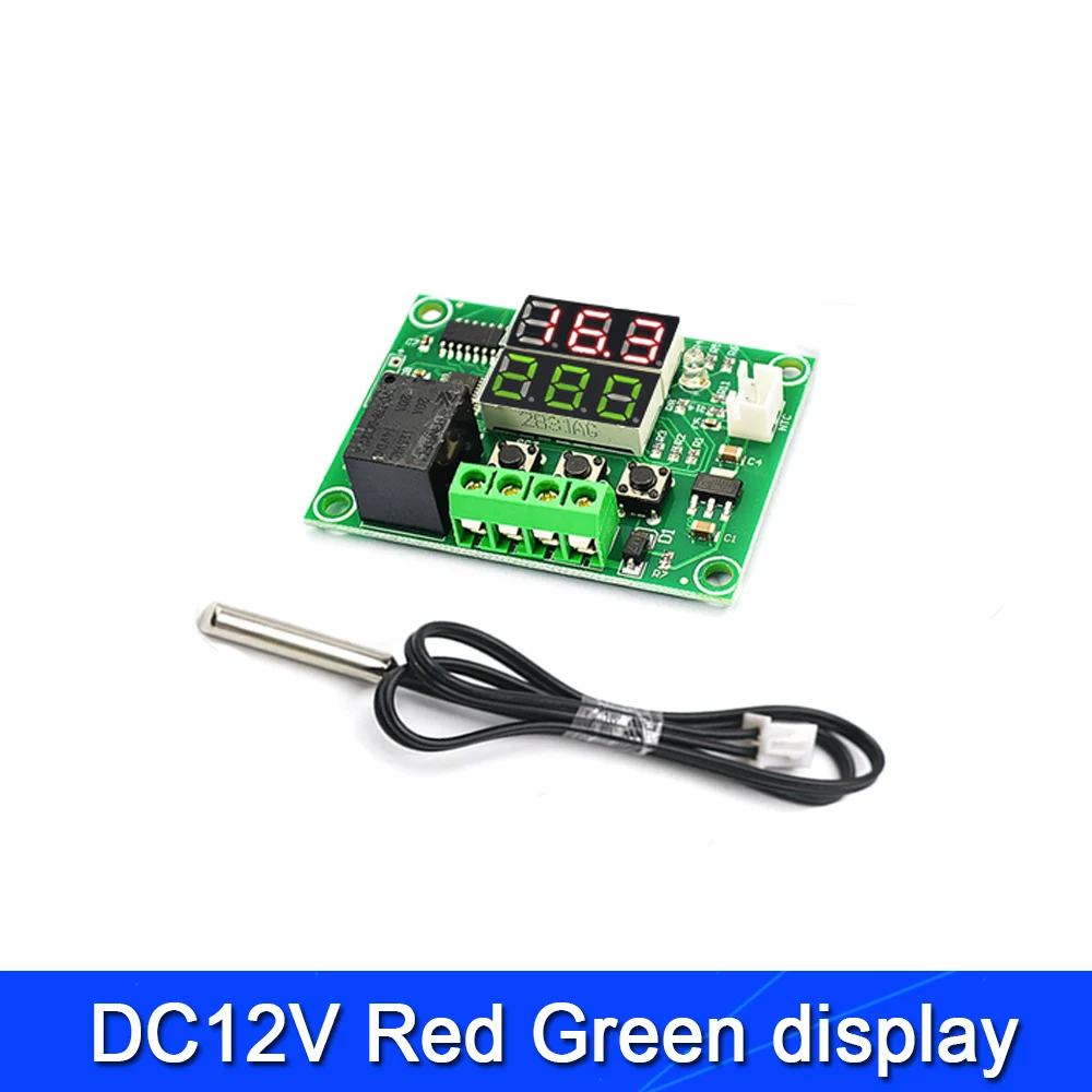 W1209 DC 5V 12V heat cool temp thermostat temperature control switch temperature controller thermometer thermo controller