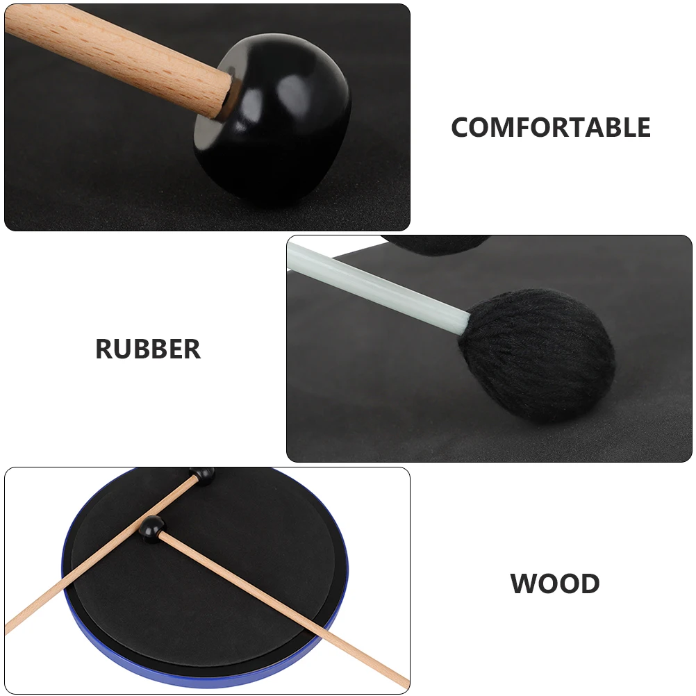 

4pcs Xylophone Marimba Hammers Sturdy Durable Percussion Instrument Accessories High Grade Material Imported Woolen Head