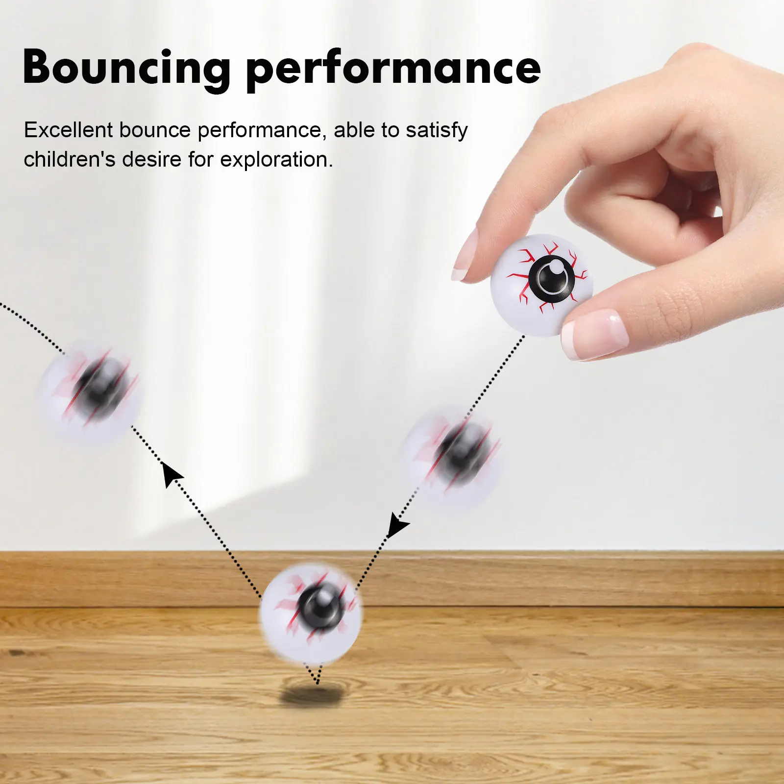 

20Pcs Plastic Eyeballs Halloween Decoration Realistic Looking Eye Balls for Party Supplies Photo Shoot Props Craft DIY Festive