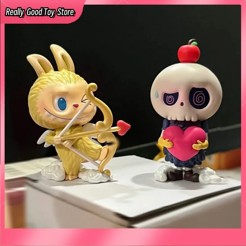 Miniso Labubu Figure The Monsters Naughty Diary Series Hand-Made Kawaii Blind Box Toy Desktop Decoration Collect Statues Gift