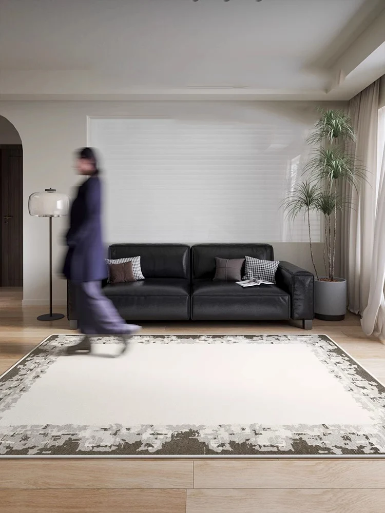 French Living Room Carpet Large Sofa Coffee Table Floor Mat Modern Nordic Area Rug for Bedroom Decoration Anti-skid Floor