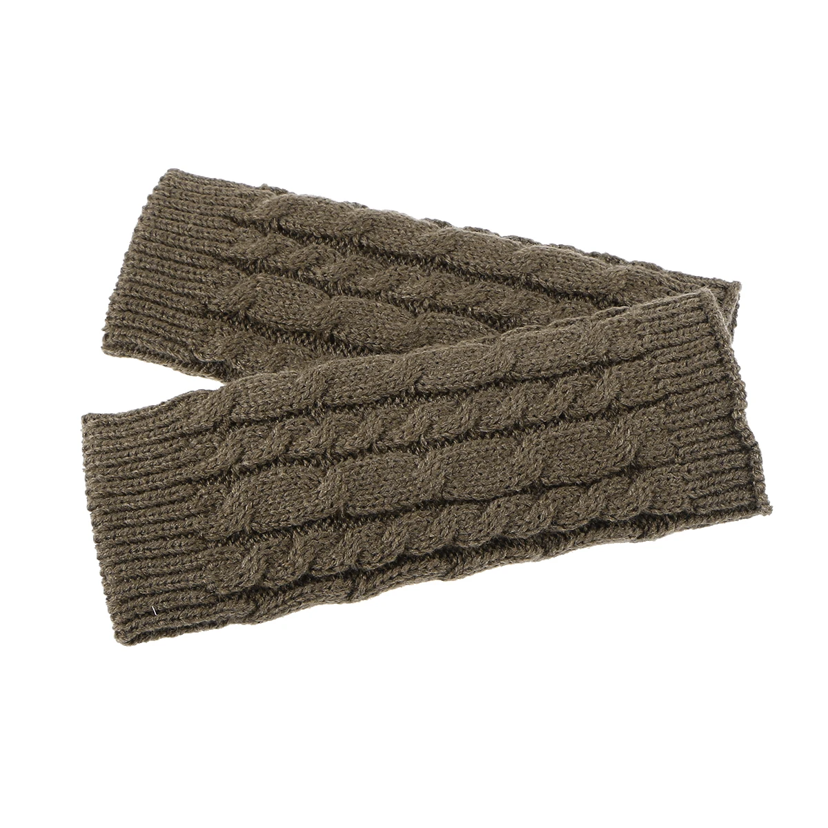 

20 CM Knitted Arm Warmers Gloves Half-finger Winter Sleeve Cute Fingerless Adult Mittens Women