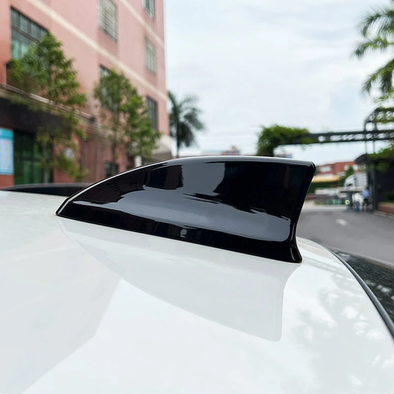 FOR 2022 2023 2024 2025 11th CIVIC Shark Fin Antenna Decorative Patch Black Cover Roof Antenna Cover Decorative Patch Cover