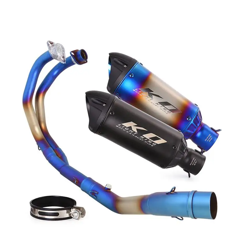 

Full Exhaust System For Yamaha YZF-R3 R25 MT-03 MT25 2016-2023 Motorcycle Muffler Tips Header Pipe Stainless Steel Link Tube