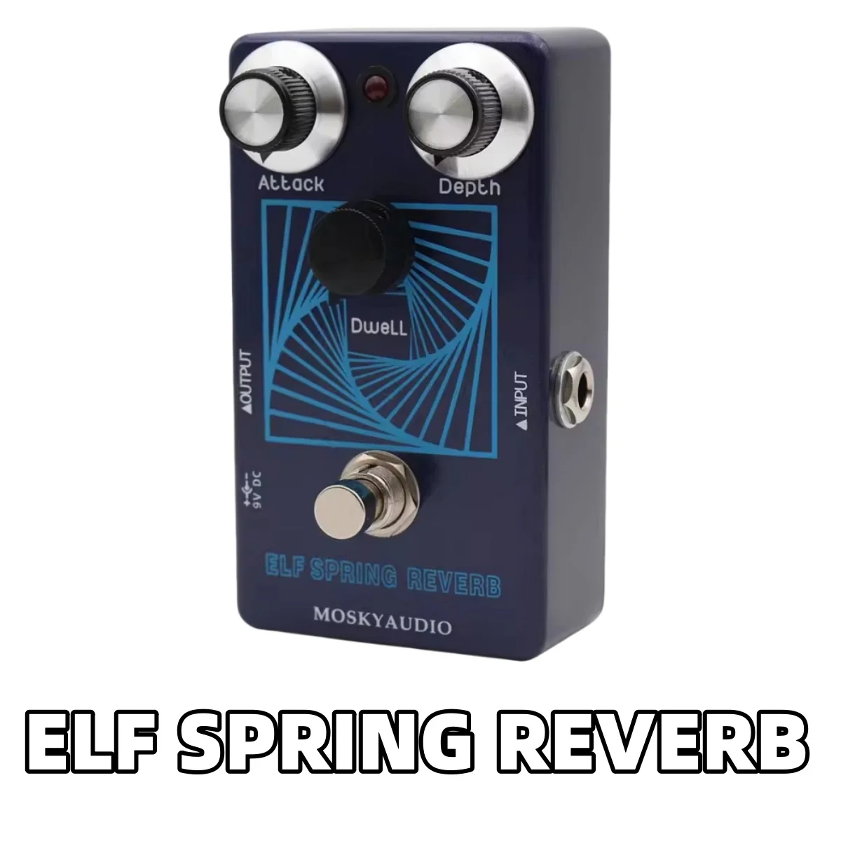 Mosky ELF SPRING REVERB Guitar Bass Effect Pedal/Vintage Voiced Reverb Digital Reverb/True bypass Guitar Processor Accessories