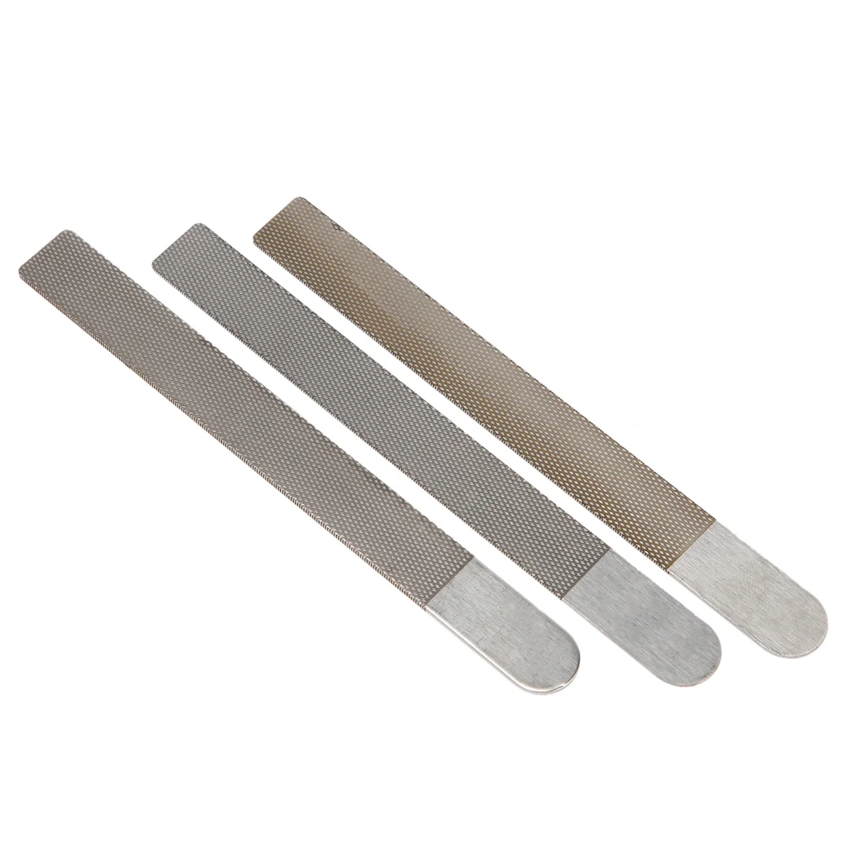 Guitarra Nut Arquivos Fret Crowning Slot Arquivamento, Luthier Repair Tool Kit, instrumentos de cordas, 3 pcs por conjunto