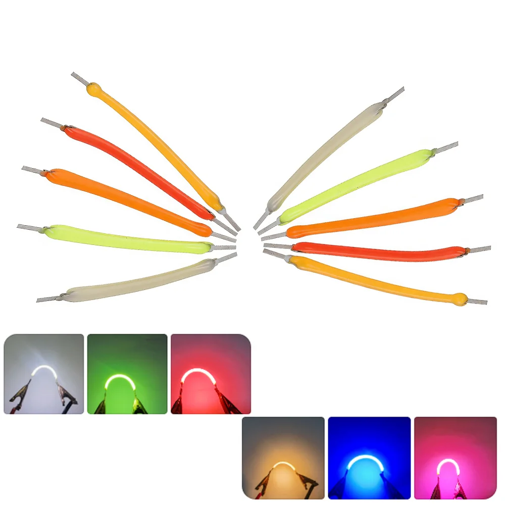 Led Soft Silament  Edison Bulb Lamp Parts DC3V 38mm DIY Diodes LED Flexible Filament Christmas Decor Lamp Lighting Accessories