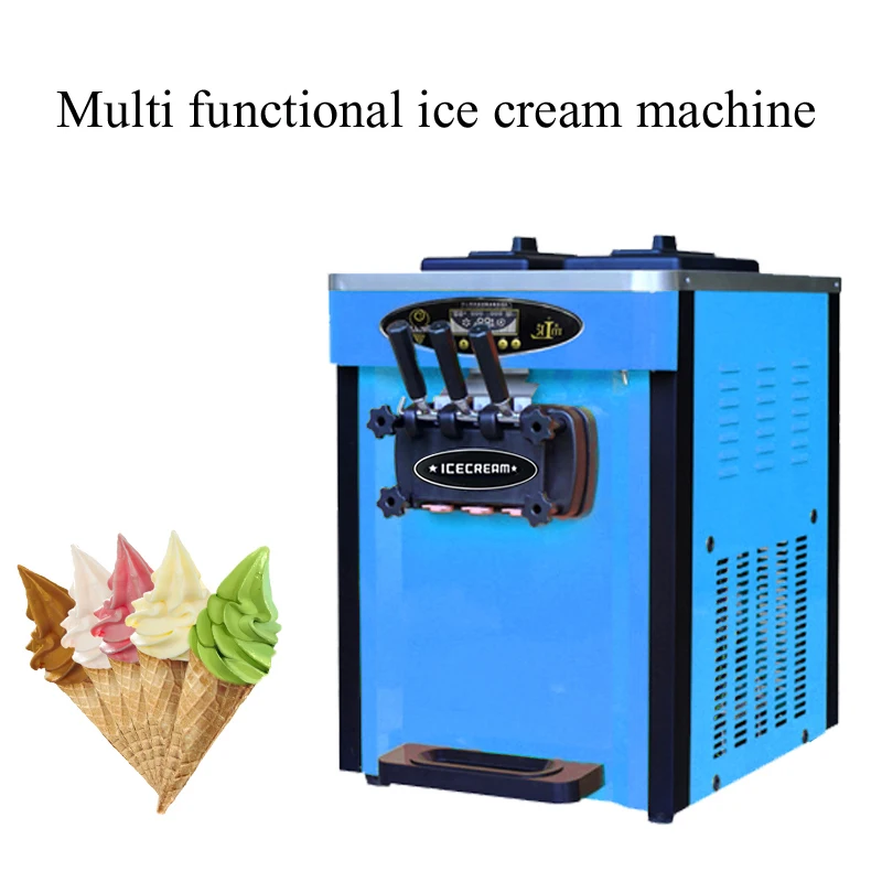 Commercial Cone Softee Softy Ice Cream Frozen Yogurt Soft Serve Making Soft Ice Cream Machine